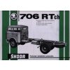 ŠKODA 706 RT ch podvozek nákladního automobilu - reklamní leták - 1 list A4 - texty česky