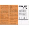 ŠKODA 706 RTC nákladní automobil - reklamní leták - 1 list A4 - texty NĚMECKY