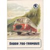 ŠKODA 706 - TRAMBUS - SOUBOR REKLAMNÍCH LETÁKŮ - 1957  -6 KS PLUS DESKY