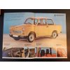 TRABANT 601 MODEL 84 - prospekt 1983 TEXT V ČEŠTINĚ