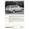 WARTBURG IFA 84 - reklamní prospekt 1984 - 4 x A4 - TEXT V NJ - VÝBORNÝ STAV