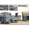 IFA W 50 5.3 t - výrobní program - reklamní prospekt - texty německy - poškozeno -  8 stran A4