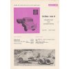 Tatra 138 P třínápravové šasi s budkou řidiče - prospekt- 4 strany A4 - 1961