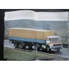 Liaz 110.551 turbo - tahač návěsů - reklamní prospekt - Motokov - texty rusky a německy