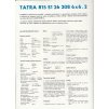 Tatra 815 S1 26 208 6 x 6.2 - reklamní prospekt - 4 STRANY A4  - TEXTY ČESKY