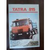 Tatra 815 S3 26 208 6x6.2 - prospekt - 6 STRAN A4 - 1988