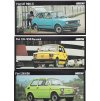 Fiat 126, 127, 128, 131, 132, -  prospekt - 18 karet - 21*10 cm soubor