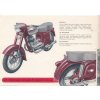 JAWA 250 ORIGINÁLNÍ BROŽURA ROK 1954 TEXT NĚMECKY - DÍRKY DO ŠANONU