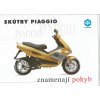 SKÚTRY PIAGGIO - A4 - 4 STRANY - ČESKY - REKLAMNÍ PROSPEKT