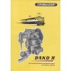 Dvoustupňová rychlíková brzda DAKO R – reklamní prospekt A4 – rusky – 4 strany -1959