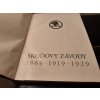 ŠKODOVY ZÁVODY 1869-1929 - REKLAMNÍ PUBLIKACE S HLUBOTISKOVOU PŘÍLOHOU - LUXUSNÍ STAV