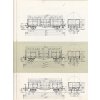 Dvounápravový vysokostěnný otevřený nákladní vůz s brzdařskou plošinkou Vtr - reklamní prospekt - A4 - 12 stran - 1957 - Strojexport