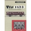 Dvounápravový vysokostěnný otevřený nákladní vůz s brzdařskou plošinkou Vtr - reklamní prospekt - A4 - 12 stran - 1957 - Strojexport