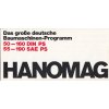 Hanomag - Baumaschinen - Programm - prospekt