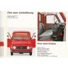 FIAT 616 N2 - LEHKÝ NÁKLADNÍ AUTOMOBIL - REKLAMNÍ PROSPEKT A4 - 4 STRANY - TEXTY NĚMECKY