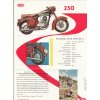 MOTOCYKL JAWA 250 - 350 - ORIGINÁLNÍ BAREVNÝ PROSPEKT - ANGLICKY