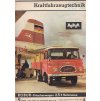 KFT KRAFTFAHRZEUGTECHNIK 5 - 1965 ROBUR - WARSZAWA 203 - FIAT 850 - OMNIBUS - MAN