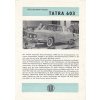 Tatra 603 - prospekt - Motokov - reklamní prospekt a5 - 1 list - německy