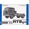 ŠKODA 706 RTS1 ch - reklamní leták - 1 list A4 - texty česky