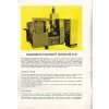 POLOAUTOMATICKÝ REVOLVEROVÝ SOUSTRUH SPR 63 NC - TOS - REKLAMNÍ PROSPEKT A4 - 4 STRANY - STROJIMPORT - 1977