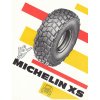 PNEUMATIKY MICHELIN - PÍSČITÉ TERÉNY - REKLAMNÍ PROSPEKT / PLAKÁTEK - ČESKY - ROZMĚRY 24*18 CM