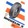 PNEUMATIKY MICHELIN - RADIÁLNÍ KOSTRA PLÁŠTĚ - REKLAMNÍ PROSPEKT / PLAKÁTEK - ČESKY - ROZMĚRY 24*18 CM