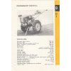 JEDNONÁPRAVOVÝ TRAKTOR M - 6 - KATALOGOVÝ LIST - 1 LIST  - 2 STRANY A5 - 1967