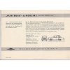 Wartburg Limousine - reklamní prospekt A4 -  1962 - německy - 1 list - 2 strany