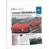 Lamborghini Diablo - reklamní prospekt technický list - 4 strany