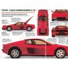 FERRARI TESTAROSSA - KATALOGOVÝ LIST - 4 STRANY - ANGLICKY - ROZMĚRY  21*24 CM