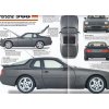 PORSCHE 968 - KATALOGOVÝ LIST - 4 STRANY - ANGLICKY - ROZMĚRY  21*24 CM