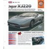 JAGUAR XJ220 - KATALOGOVÝ LIST - 4 STRANY - ANGLICKY - ROZMĚRY  21*24 CM