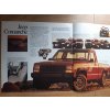 JEEP EAGLE 1989 REKLAMNÍ PROSPEKT 20 STRAN - CHEROKEE GRAND WAGONEER COMANCHE