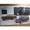 JEEP EAGLE 1989 REKLAMNÍ PROSPEKT 20 STRAN - CHEROKEE GRAND WAGONEER COMANCHE