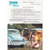 ŠKODA OCTAVIA A FELICIA 1963 BAREVNÝ PROSPEKT 8 STRAN NĚMECKY