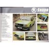 Škoda - 105 S, L,120 L, LS, GLS, 130 L, Rapid 130 - prospekt - Motokov