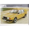 Škoda - 105 S, L,120 L, LS, GLS, 130 L, Rapid 130 - prospekt - Motokov