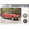 Škoda - 105 S, L,120 L, LS, GLS, 130 L, Rapid 130 - prospekt - Motokov