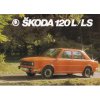 ŠKODA 120L / 120LS - REKLAMNÍ PROSPEKT A4 - 1 LIST - 2 STRANY - ANGLICKY - PĚKNÝ STAV