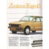 Zastava Yugo 45, Zastava GTL 55 A Zastava GTL 65 - REKLAMNÍ PROSPEKT A4 - 14 STRAN - NĚMECKY