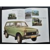 LADA 1200 LUXE - 1300 S- 1500 S - 1200 - NIVA 2121 - REKLAMNÍ PROSPEKT A4 - 1981 PLUS CENÍK - 24 STRAN - HOLANDSKY