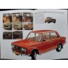 LADA 1200 LUXE - 1300 S- 1500 S - 1200 - NIVA 2121 - REKLAMNÍ PROSPEKT A4 - 1981 PLUS CENÍK - 24 STRAN - HOLANDSKY