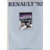 RENAULT ´92 - REKLAMNÍ PROSPEKT / KATALOG A4 - 36 STRAN - CLIO - NEVADA - ESPACE 21 ATD