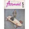 ČASOPIS AUTOMOBIL ČÍSLO 5/1958 - UVNITŘ PROTOTYP ZÁVODNÍHO AUTOMOBILU ESO 500