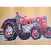 TRAKTOR ZETOR ORIG. REKLAMNÍ PLAKÁT FRANTIŠEK KARDAUS (80*58CM) - 195?