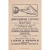 TLAČÍTKOVÝ VYPÍNAČ UNITAS - LUNER & MACHALA ELEKTRO-WERKE MAHR. OSTRAU - 193? - REKLAMNÍ PROSPEKT - KONVOLUT 3 PROSPEKTŮ - ROK 1926