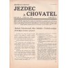 ČASOPIS JEZDEC A CHOVATEL - ČÍSLO 25 ROK 1934 - ODDĚLENÁ OBÁLKA VIZ POPISEK