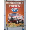 RALLYE PARIS DAKAR 1986 - TATRA - MOTOKOV - OBŘÍ REKLAMNÍ PLAKÁT - ROZMĚRY 84*119 CM