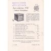 RADIO TELEFUNKEN ARCOLETTE 3W - 1928 - REKLAMNÍ PROSPEKT 4 STR.+1 LIST LETÁK