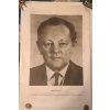 Originál komunistického plakátu Miloš Jakeš - generální tajemník ÚVKSČ - BROJLEŘI - ZAGOROVÁ HODNÁ HOLKA